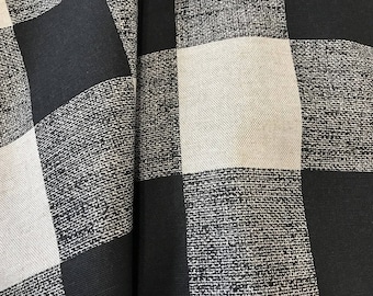 Black Buffalo Check Napkins Black Plaid Napkin Set Farmhouse Rustic Kitchen Decor Dining Room Table Linens Cottage Decor Cloth Napkins