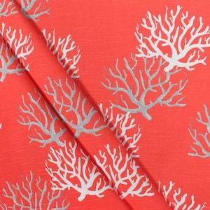 Coral Tablecloth Table Cover Nautical Linens Salmon Overlay Coral Reef Sea Life Coastal Living Beach House Dining Room Kitchen Home Decor