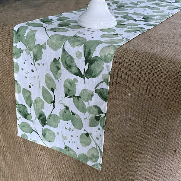 Eucalyptus Table Runner Etsy