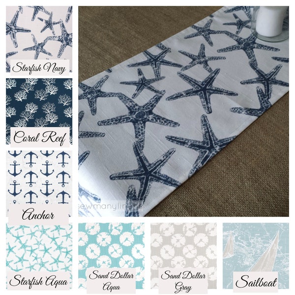 Beach Table Runner Etsy