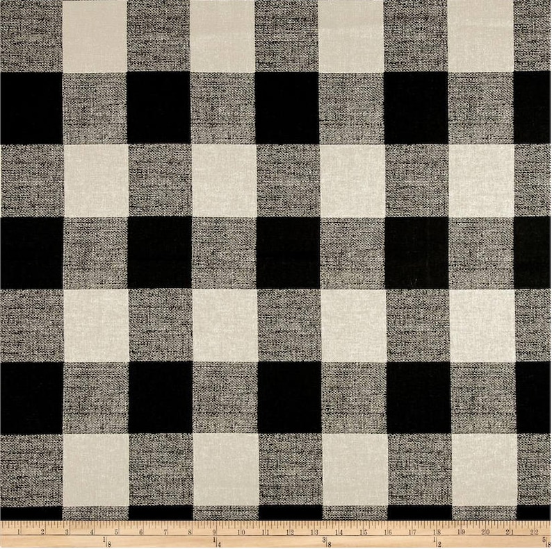 Noir Plaid Buffalo Check Table Runner Country Cottage Décor Table Centre cuisine Salle à manger Linge de table Plaid Ferme Décor image 5