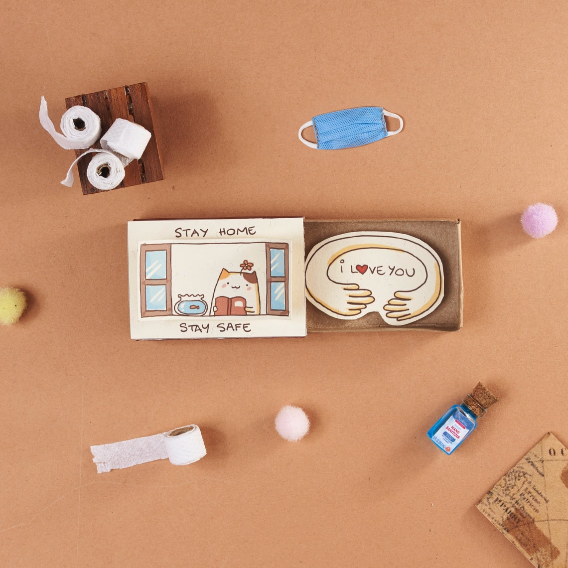 Social Distance Card Positive Vibes Card Keep in Touch With | Etsy