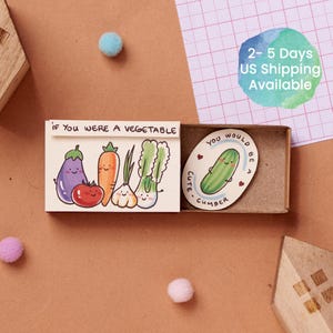 Einzigartiges Geschenk für Sie / Für Ihn / Einzigartiges Geschenk für Sie / Handgemachte Streichholzschachtel Karte / Du wärest ein Süßer / LV155