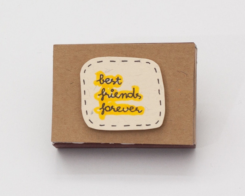 Veggy Friendship Card/ Best Friends Foodie Matchbox Card/ BFFs gifts/ Gift box/ Best Friends Forever/ Tomato Carrot/ OT028 image 3