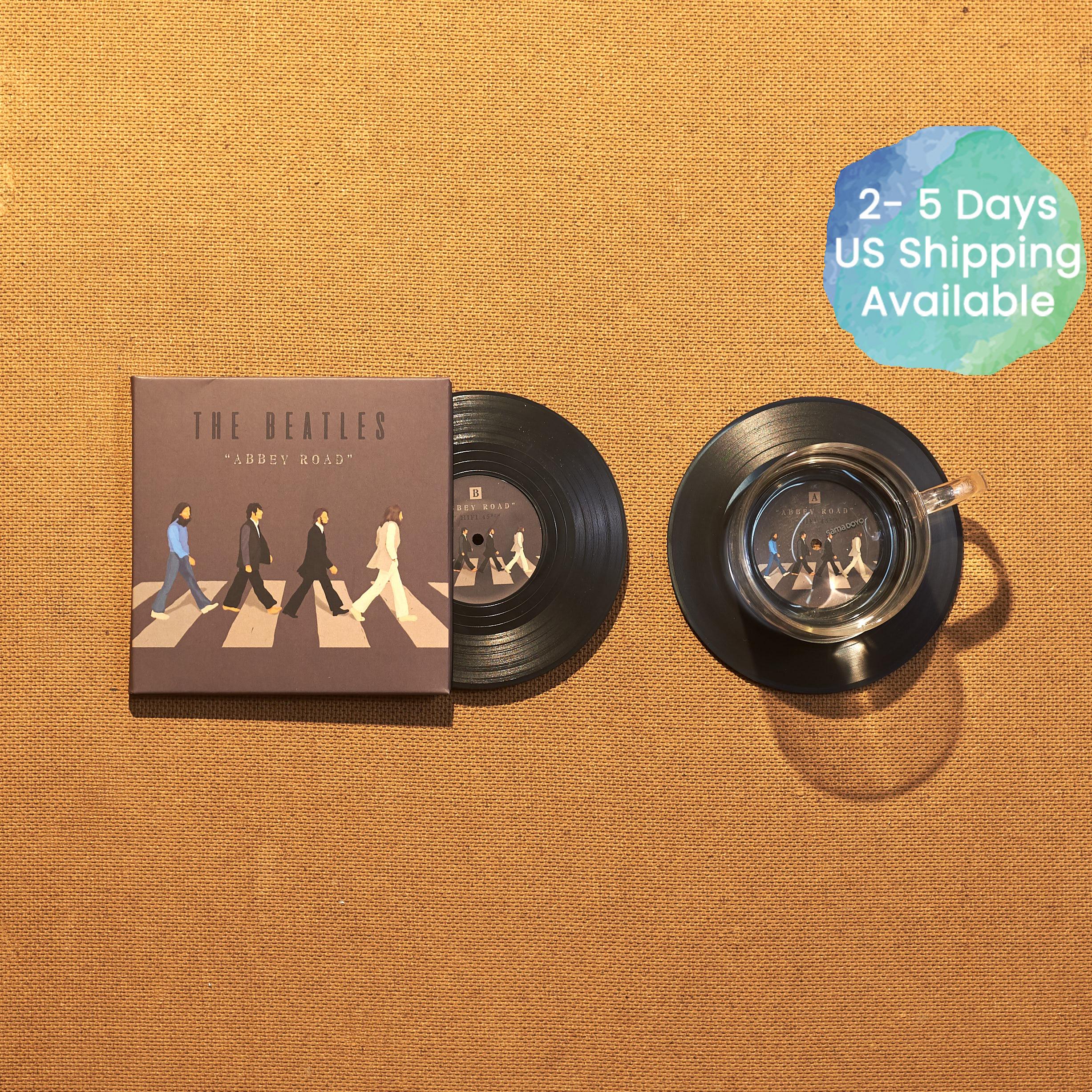 The Beatles レコード型アートオブジェ ザ・ビートルズ日本デビュー60