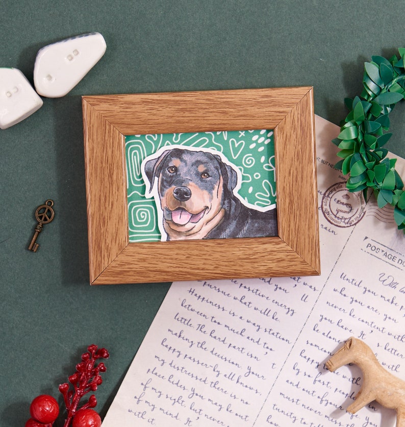 Mini Custom Dog Portrait