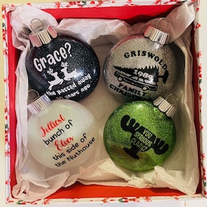 Christmas Vacation Inspired Ornament Set.