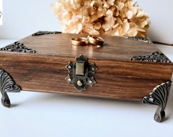 Casket, Ring Box, Wedding Box, Wooden Ring Box, Wedding Ring Box, Engagement Ring Box, Custom Ring Holder, Wedding, Wedding, Engagement