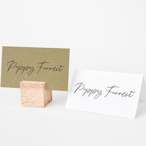 Flat place cards for holders 2025
