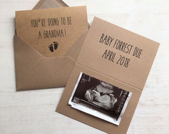 pregnancy reveal to grandparents etsy