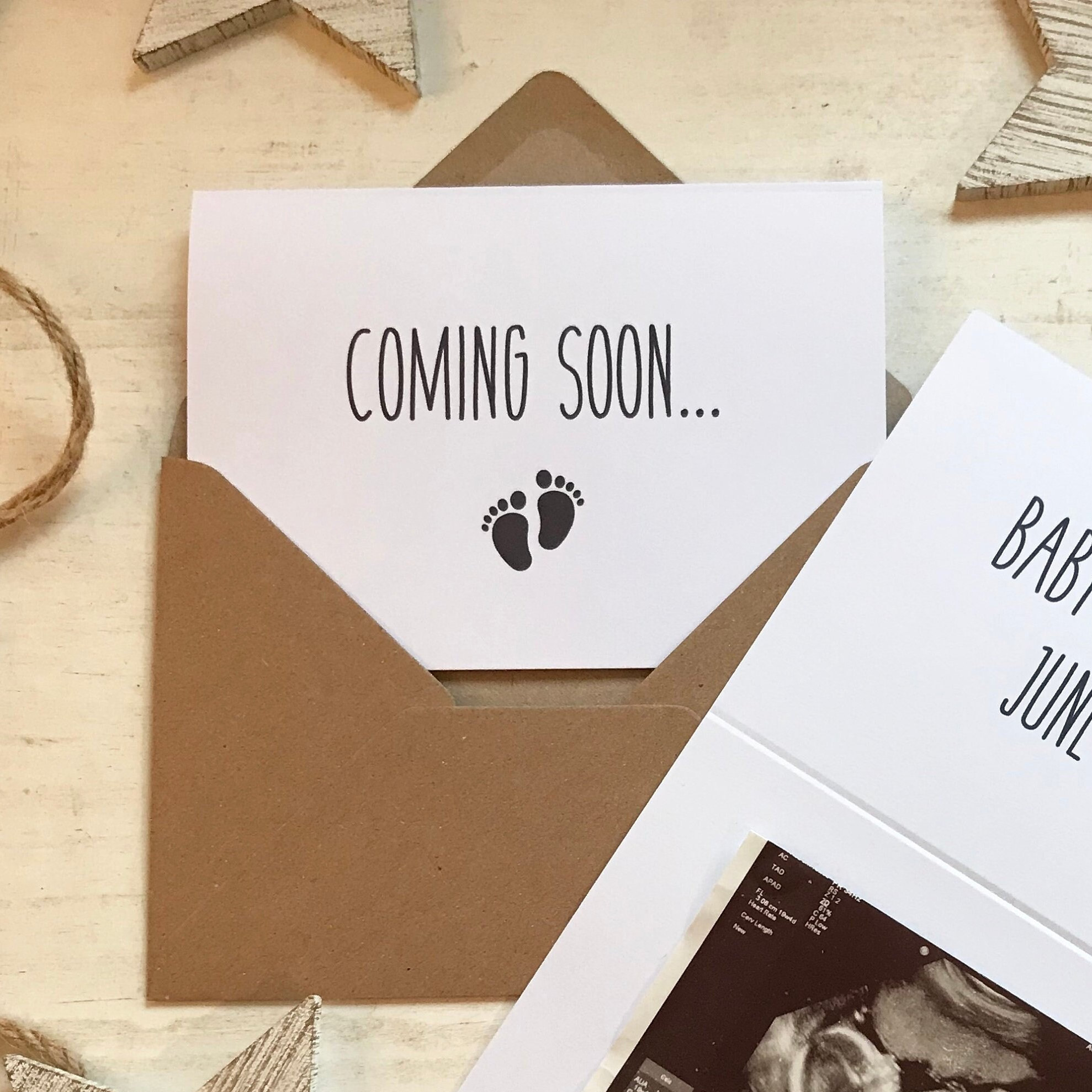 Pregnancy Announcement Card asnachicago