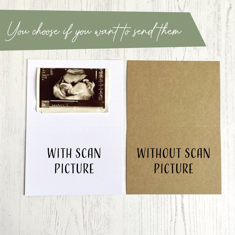 Surprise Pregnancy Announcement Card, Baby Announcement Card, Pregnancy Reveal Ideas, Baby Reveal Ideas, We're Pregnant Card image 5