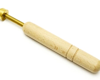 Craft Sha Leathercraft Round Shape Modeling 15mm Leather Embossing Shaping Tool for Leather Carving Tooling Detailing & Decorative Modeling