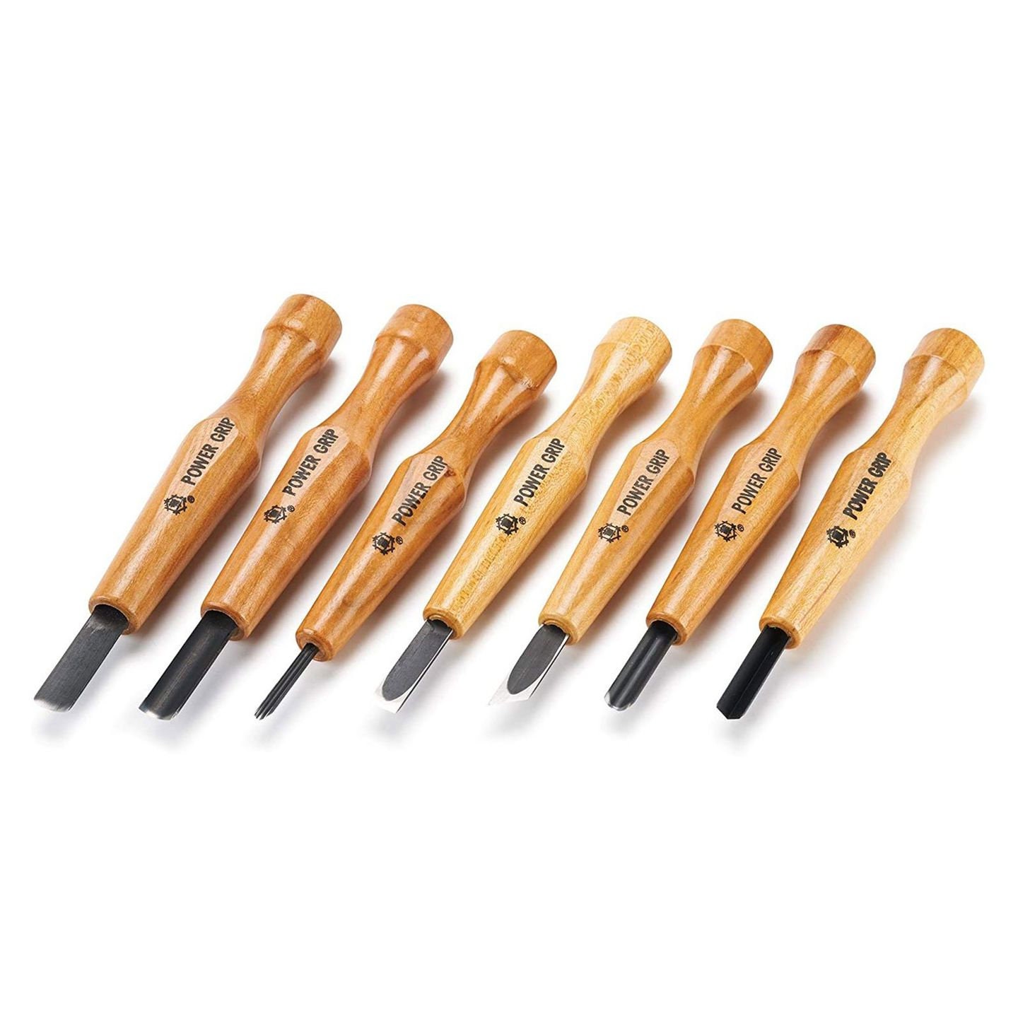 Schaaf Full Size Wood Carving Tools Set of 12 with Canvas Case Gouges and Chise