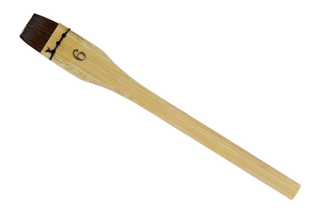 Kyoshin Elle 16mm Flat Hake No.6 Japanese Dye Paint Brush Tool for ...