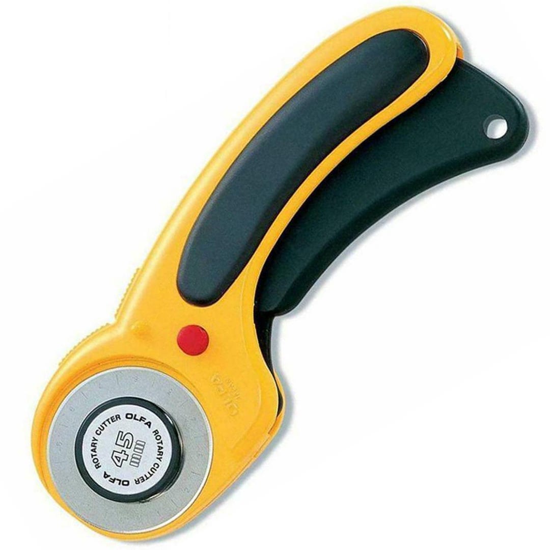 Circle Razor Olfa Deluxe 45mm RTY-2/DX Safety Circular Rotary Cutter Craft Knife ...