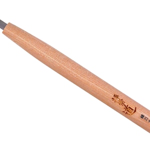 Michihamono Naginata 6mm Concave Skewed Chisel Wood Carving Knife High Carbon Steel Single Bevel Blade Woodworking Tool for carving Woodwork