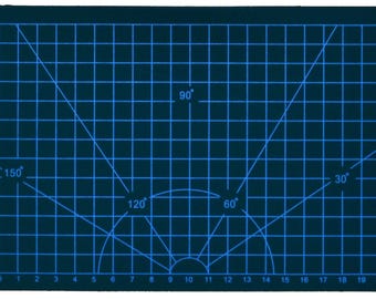 Leathercraft Tool 220x150mm A5 PVC Grid Pattern Sheet Board Cutting Mat