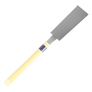 Senkichi Miki Woodworking Tool 210mm Japanese Ryoba Nokogiri Double Edged Pull Saw, with Wooden Handle, for Rip & Cross Cutting