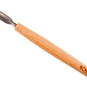 Michihamono Tendo 日本製木彫りツール 12mm クラフトチゼル Uガウジ ハイスピードスチールブレード付き 木工で溝を彫るための