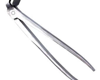 Leathercraft Tool 215mm Stainless Steel Curved Leather Edge Clamping Pliers