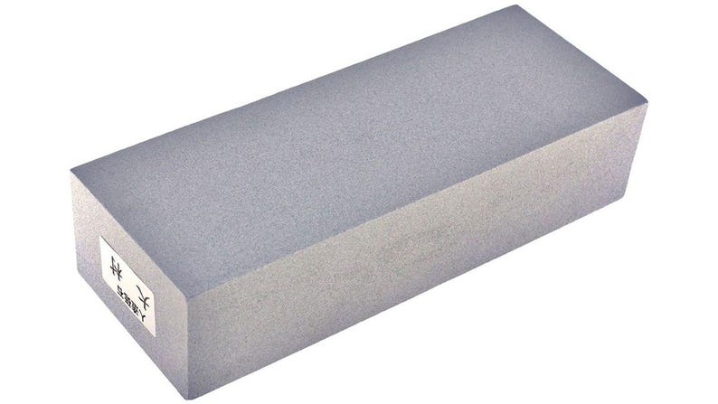 Topman Japanese Artificial Whetstone Multi Purpose Single Sided Knife Sharpening Stone 205mm, with Grit No. 240, to Sharpen Cutting Tools image 1
