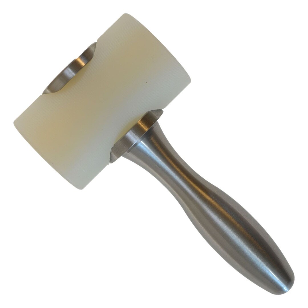 Leathercraft Mallet Aluminium Handle With Nylon Double Head Hammer
