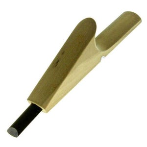 Mikisyo Mirakuru Black Wood Carving Tool Shallow U Gouge 12mm Japanese Premium Woodcarving Chisel, with White Oak Handle, for Woodworking