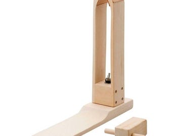 Herramienta de artesanía en cuero Ivan, prensatelas para caballo de costura de 360 grados, 38 cm, de madera, para coser y atar artículos de cuero.