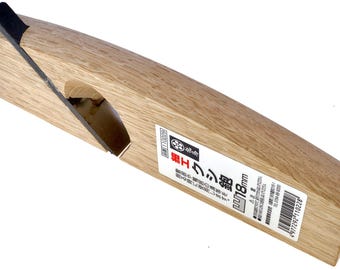 Umebachi Ryoma Kanna Rabbet Plane 18mm Japan Wood Tool SK-5 Steel on Iron Blade Tool Beech Body for Rebate Grooves and Furniture Making