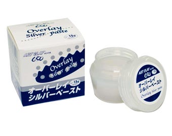 Art Clay 650 Overlay Low Fire Silber Paste 15g A-0044 Schmuckherstellung PMC Edelmetallmasse, für Glas, glasiertes Porzellan, Keramik