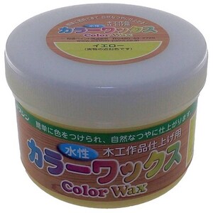 Cire de couleur pour peinture Washin 200 g Finition du bois à base d'eau pour sculpture sur bois jaune, pâte de coloration japonaise aqueuse à séchage rapide, pour le travail du bois