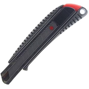 Cuchillo multiusos japonés de acero inoxidable NT Cutter L-500GR, cuchilla de bloqueo automático, tipo L, color gris metálico, 157 mm