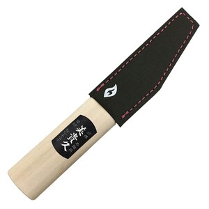 Mikihisa Woodworking Tool 120mm Japanese Kogatana Whittling Utility Knife, with Wooden Handle, for Wood Carving & Bamboo Craft image 2