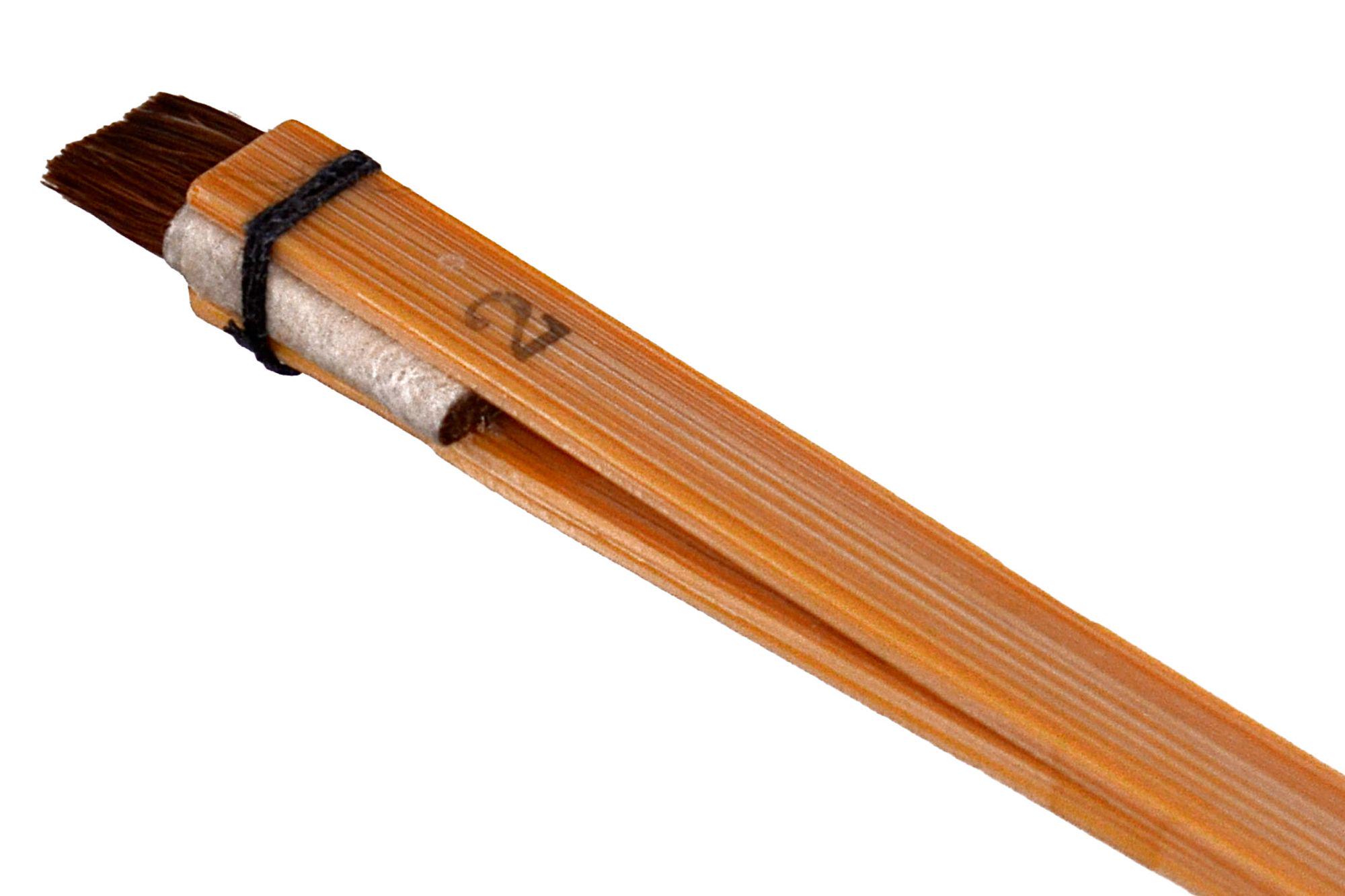 Kyoshin Elle 5mm Flat Hake No.2 Japanese Dye Paint Brush Tool for ...