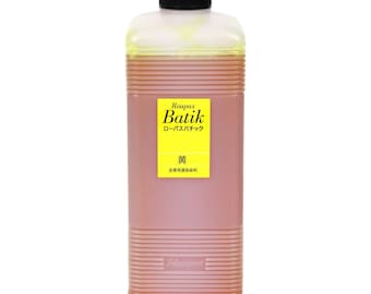 Seiwa Leathercraft 500ml Yellow Roapas Batik Liquid Water Based Leather Dye, for Untreated Vegetable Tanned Leather