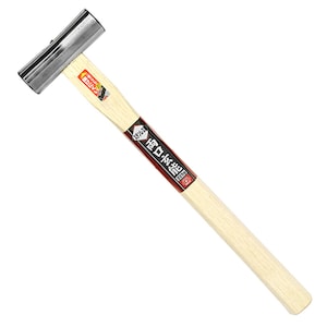 SK11 Hammer Japanisch Genno 225g mit doppelseitigem Kopf aus Edelstahl, mit flachen und konvexen Oberflächen zum Nageln und Schnitzen von Holz