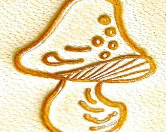 Mushroom K158 K159 2-pece Leather Stamp Set - Etsy