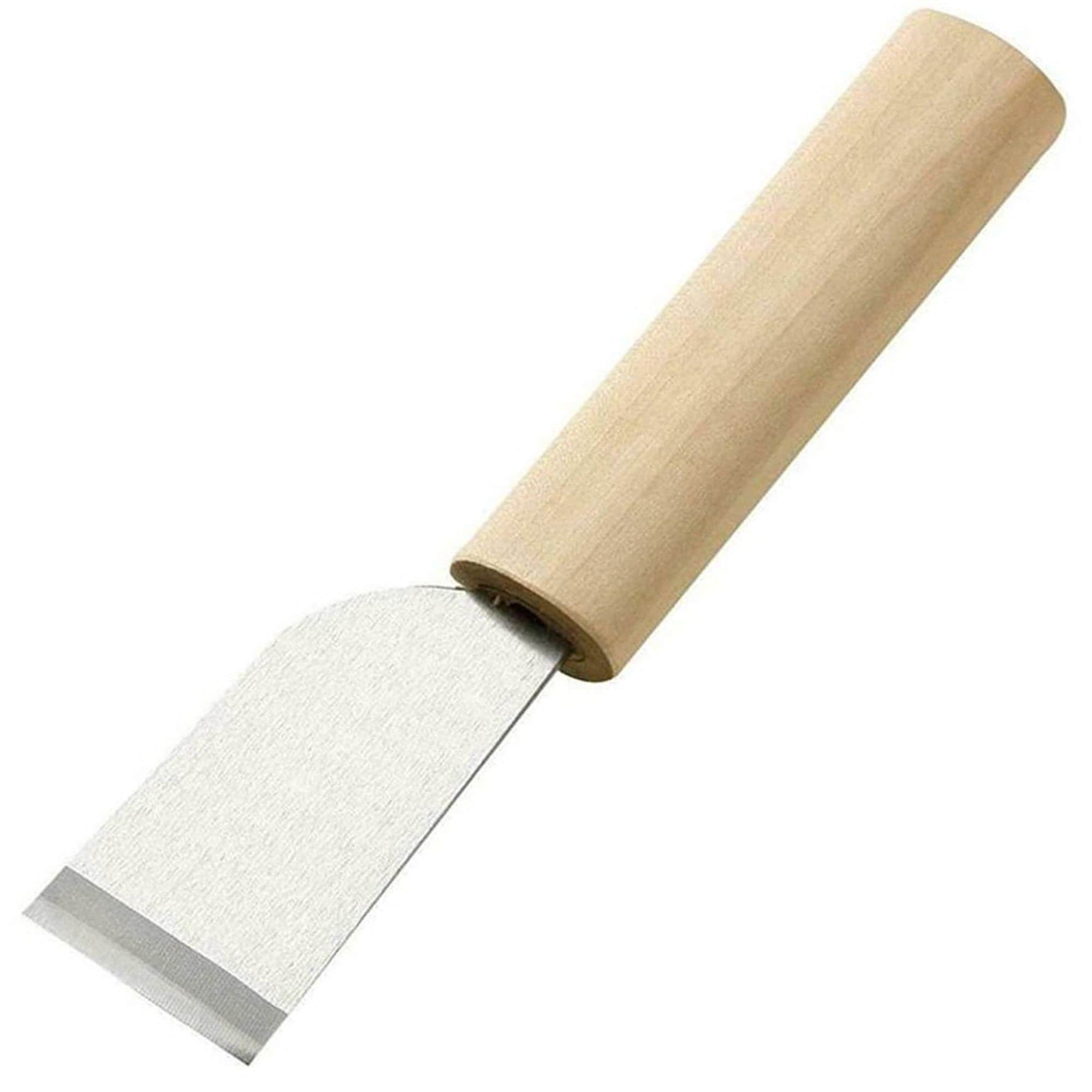 Craft Sha Japanese Leathercraft Cutting Bevelling Tool 42mm Utility Leather Skiving Knife, with Wooden Handle, to Cut & Skive Leatherwork