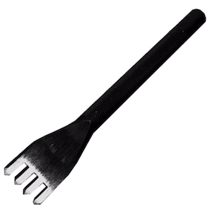 Dziurkacz Oka Reverse Blade 5 mm, 4-zębowy, diamentowy, do dziurkowania skóry, dziurkacz do skóry, dłuto do szycia, narzędzie do szycia skóry