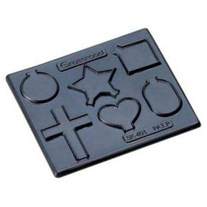 Grassroad PMC Precious Metal Clay Silver Assorted Pendant Stampo in plastica di alta qualità, con 6 motivi, per la creazione di gioielli