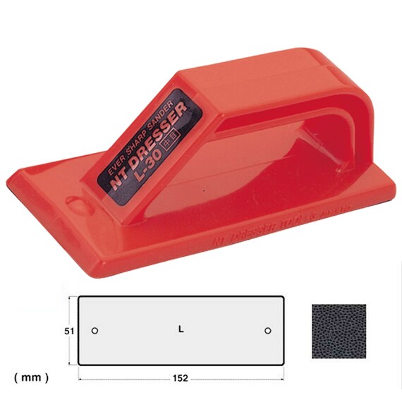 NT Cutter L 30P Medium Grit L type Flat Rectangular Abrasive