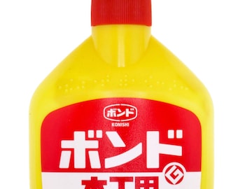Pegamento Konishi Bond CH18 Leathercraft, 180 g, a base de agua, para cuero y madera, con boquilla, para carpintería y marroquinería.