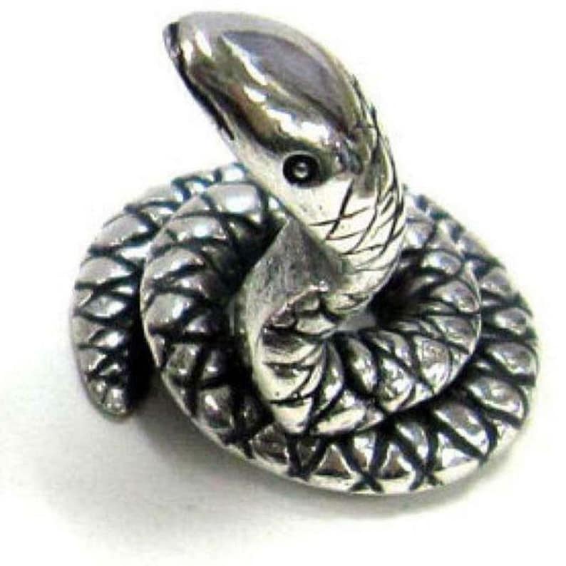 PMC Precious Metal Clay Silver Jewelry Making Snake Shaped Silicone Push Mold 115x5mm, for Creating Rings & Pendants image 4