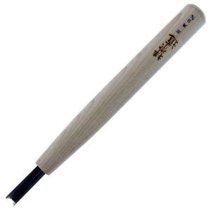 Michihamono Große 9 mm Holzschnitzerei Werkzeug V-Form Scheitel Holzschnitzerei 60 Grad Gerade V Gouge, um Flöten und Rillen in Holzarbeiten zu schnitzen