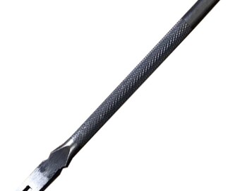 Oka Diamond Hole Punch 4.5mm 2 Prongs Leathercraft Stitch Punch Pricking Iron Leather Stitching Chisel Leatherworking Hand Sewing Tool
