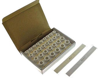 Conjunto de 30 peças de argila metálica preciosa PMC, 30 mm, argila prateada, pastilhas de cerâmica reutilizáveis para modelagem de anéis, para fabricação de joias.