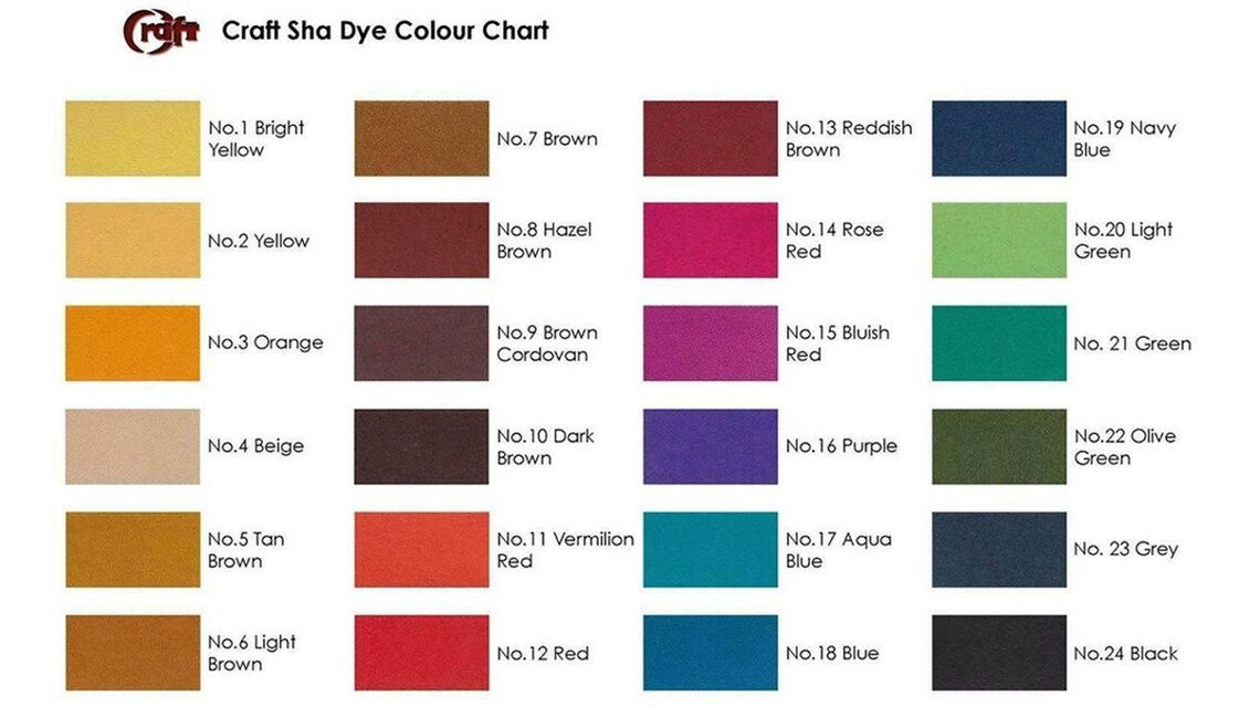 Craft Sha Water Based Leathercraft Leather Dye Purple No.16 Etsy
