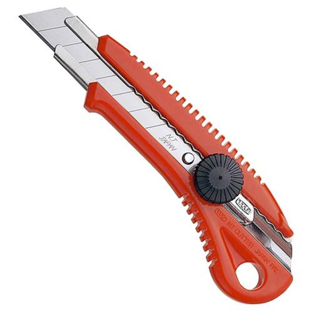 NT Cutter L-550P 18mm Snap off Blade Utility Knife Red ABS Grip
