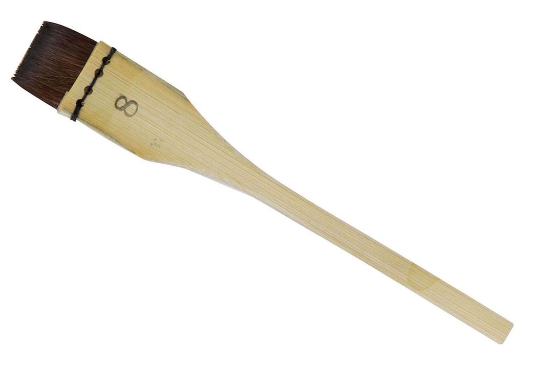 Kyoshin Elle 20mm Flat Hake No.8 Japanese Dye Paint Brush Tool for ...